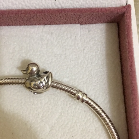 Pandora Charm Bracelet with duck charm - Picture 4 of 6